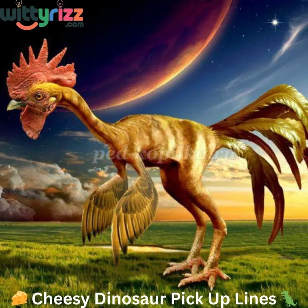 Cheesy Dinosaur Pick Up Lines