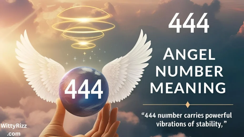 444 Angel Number Meaning