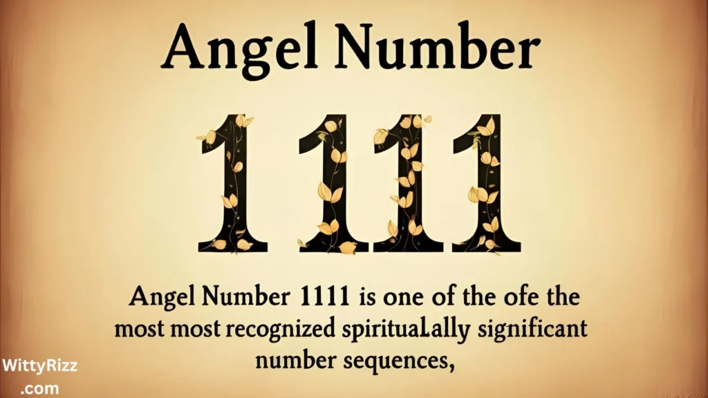 Angel Number 1111