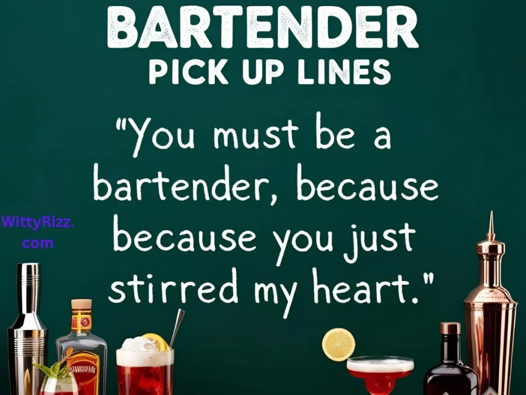 Bartender Pickup Lines Reddit