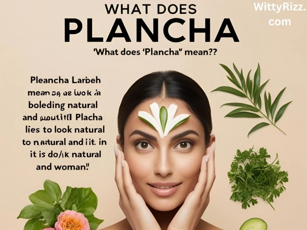 Does "Plancha" Mean