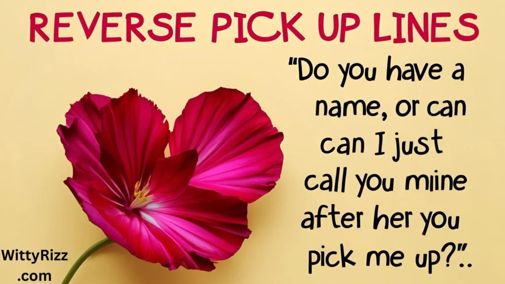 Reverse Pick Up Lines