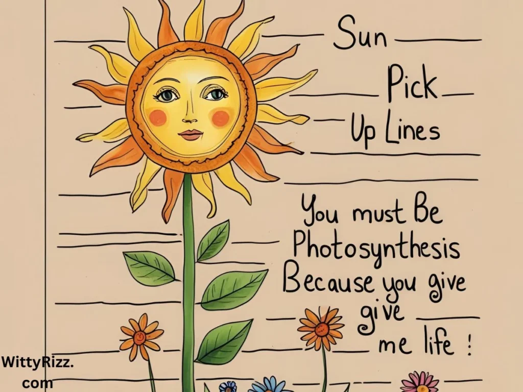 Sun Pick Up Lines Funny